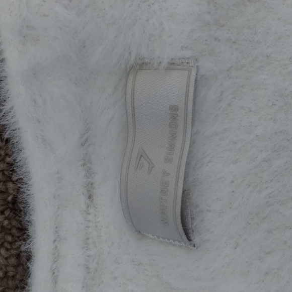 Whitney off the shoulder white eyelash sweater - Picture 5 of 6